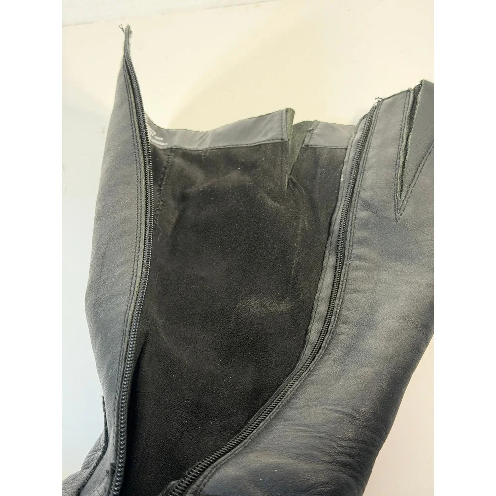 Born black leather